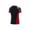 Li Ning Shoulder Seam Breathable Short Sleeve T-Shirt Women Tops Black AAYS058-2