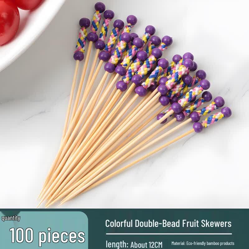 Disposable Bamboo Fruit Skewers & Picks