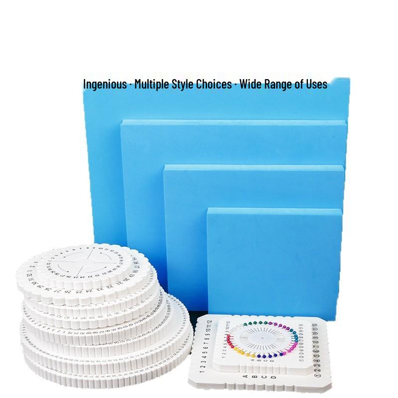 EVA Foam Craft Weaving Discs: Round, Square, White Winding Discs