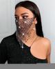 1Pcs Luxury Face Mask Washable Party Mask Face Mask Masquerade Face Jewelry