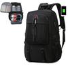Spacious 17-inch Laptop Backpack For Travel, Camping, And Outdoor Activities, With Separate Compartment For Shoes, Suitable For Both Men And Women.