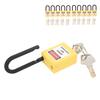 10 Sets 38mm Lockout Lock Dustproof Nylon Industrial Engineering Insulation Security Tool for Factories