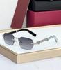 Kajia Wooden Frameless Polygonal Fashion Sunglasses Anti-UV CT0362S