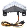 Motorcycle LED Tail Light Lamp Brake Turn Signal Taillight for    800 2013 2014 (Black)