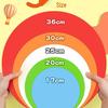 230g Thickened Colored Round Cardstock for Kindergarten & First Grade DIY Art Projects
