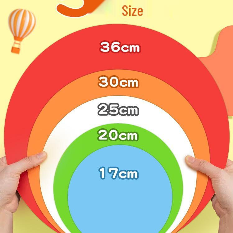 230g Thickened Colored Round Cardstock for Kindergarten & First Grade DIY Art Projects