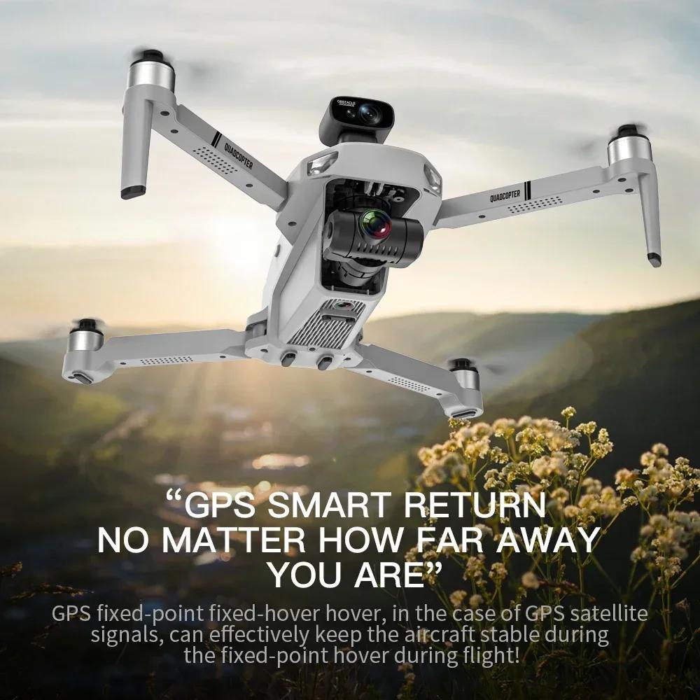 KF102 / KF102MAX Drone 4K Profesional with HD Camera 5G WiFi GPS 2-Axis Anti Shake Gimbal Quadcopter Brushless Motor Mini Dron