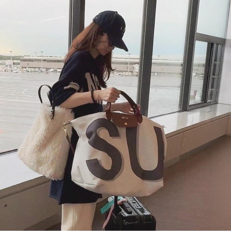 

Large Canvas Bag Women s Tote Bag Large Capacity Spring 2025 New Arrival Easiest for Match Leisure Shopping Bag Travel Bag Beige
