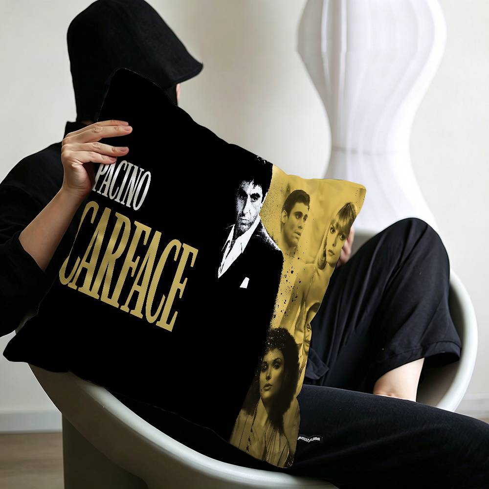 Retro S-Scarface Lucky Dragon pillow cover sofa cushion cover home room decoration children gift
