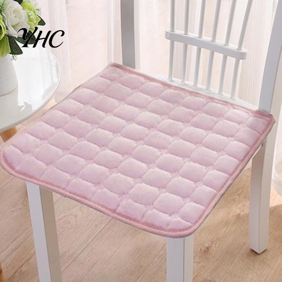 Cuscino per Seduta Tappetino per Sedia Peluche Confortevole Quadrato Antiscivolo Cuscino per Divano per Casa Ufficio Esterni