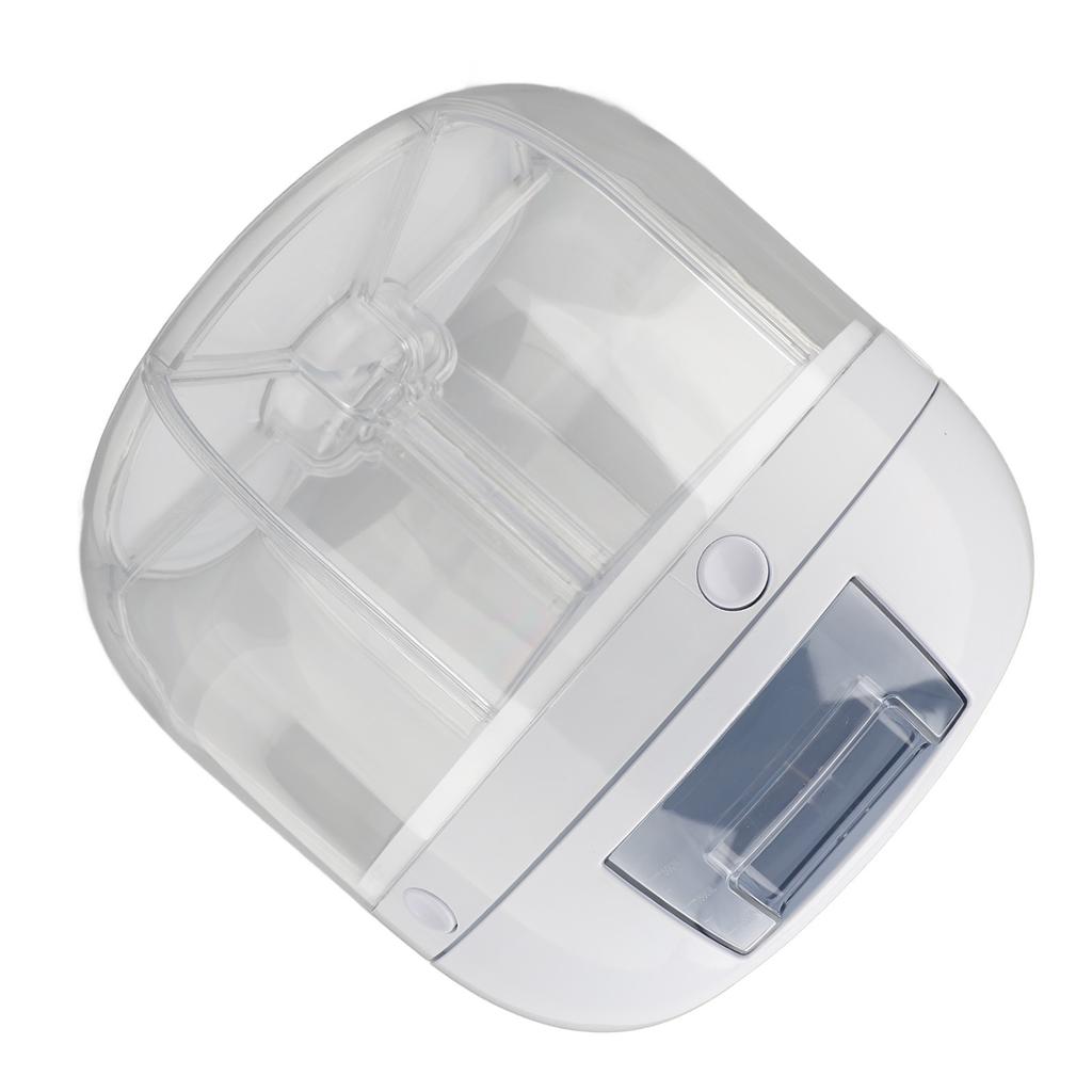 Grain Dispenser 360 degrees  Rotating 6 Grids Large Hole Design Good Sealing Rice Food Dispenser for Kitchen
