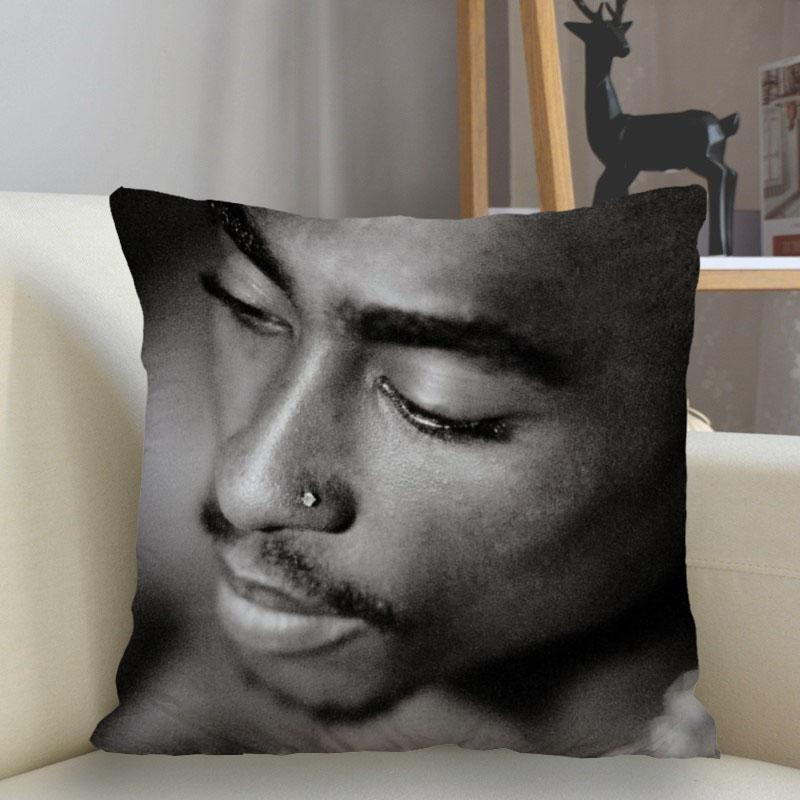 Musife New Custom 2Pac Tupac Pillowcase Sofa Decorative Cushion Cover Pillowcase Home Decor Drop Shipping