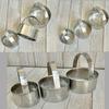 3 Pieces Round Biscuit Cutter with Handle - Stainless Steel Round Circle Doughnut Cutter Baking Molds Assorted Size