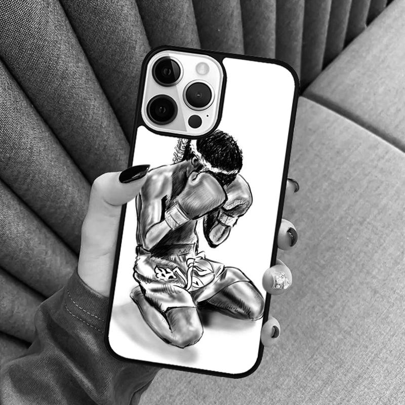 Kickboxing Fight Muay Thai Phone Case For iPhone 17 Air 16 16e 15 13 14 Pro Max 11 12 Plus 2022 MAX Shell Cover coque