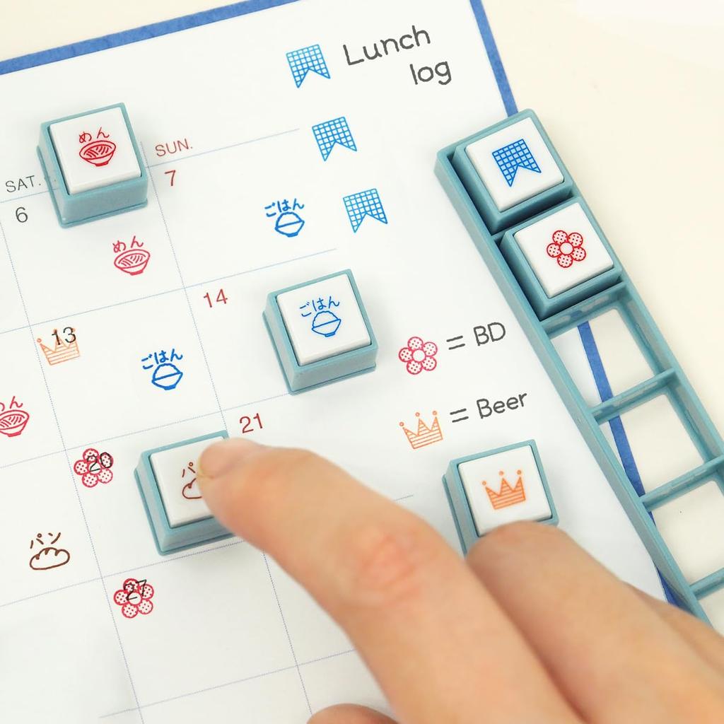 Face Stamps Pochitto Exclusive set frame Marker Children's [Set] Pick! 3-piece + set, 1871-011