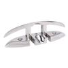8in Boat Tie Down Cleat 316 Stainless Steel Highly Polished Rustproof Folding Dock Cleat for Marine Yacht RV