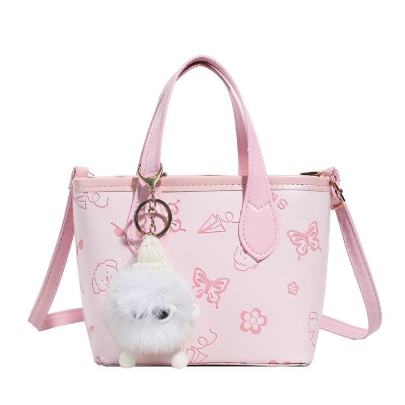Wholesale Fashion Shoulder Bag Women's Summer New Printed Bucket Bag Casual Versatile Diagonal Span Handbag