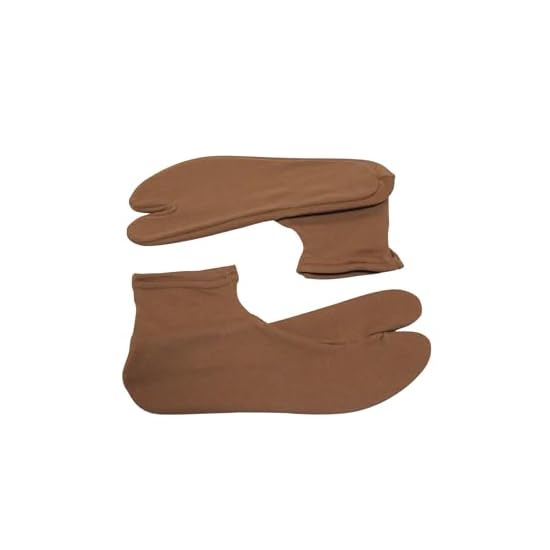 Solid Color Unlined Tabi Socks (Stretch / No Kohaze / Stretchy Tabi / Free Size / For Men / Also for