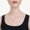 SWAROVSKI [Authentic product from headquarters/free shopping bag] Mesmera rhodium necklace 5723146