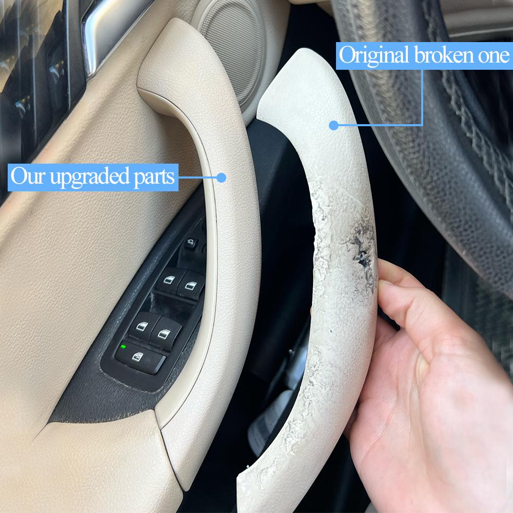 Manija de Tirador Interior de Puerta Izquierda Derecha Cubierta Exterior Panel Moldura Reemplazo Para BMW X1 X2 F48 F49 F39 2016-2020 51417417513