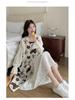 2025 Trendy French Printed Vest & Hollow Long Skirt Set: Sweet, Gentle Two-Piece Dress Suit