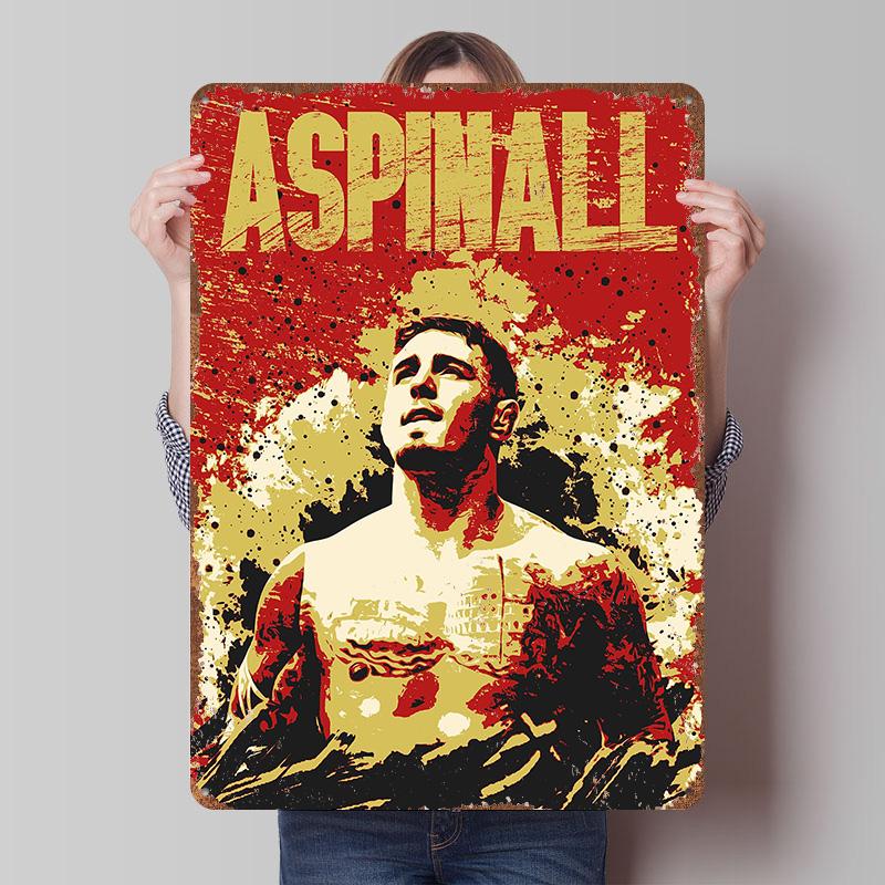 Tom Aspinall Printed Posters Customizable Wall Art Retro Vintage Metal Tin Signs for Home Room Custom Plate Gamer Decoration 20X30CM