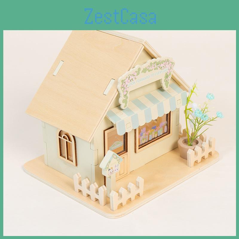 Night Children Wooden Lamp Assembly Toys Play Visual Motor Skills Development