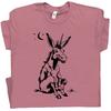 Donkey Unicorn T Shirt Funny Animal Shirt for Men Women Silly Fun Weird Graphic