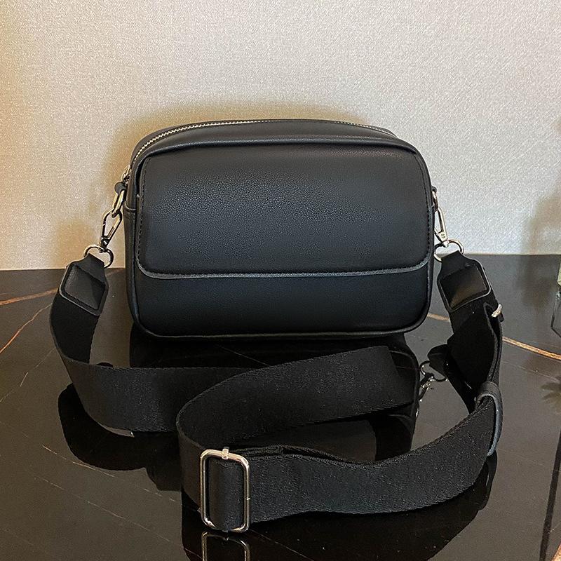 

Простая модная и универсальная женская сумка, маленькая квадратная сумка через плечо, небольшой дизайн, роскошь, минимализм чёрный