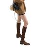 Sheepskin Edition~ French Retro Square Head Boots Skinny Boots Women's Skinny Thick Heel Knight Boots Tall Boots Long Boots