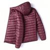 Daunenjacke Herbst und Winter Neue koreanische Version leichte Daunenjacke Herrenmode Trend mit Kapuze Kurzgröße warme Jacke