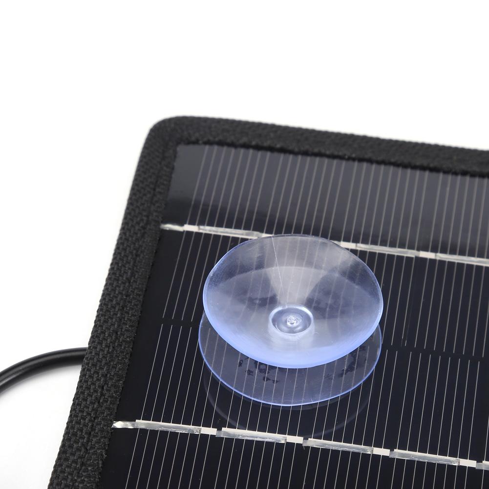 12V 4.5W Portable Solar Panel Battery Trickle Charger for Car Truck Boat Caravan