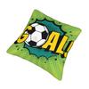1Pc Goal Soccer Ball Pop Art Print Throw Pillow Cover,Suitable For Sofa,Bedroom,Living Room,A Energetic Gift For Football Fans