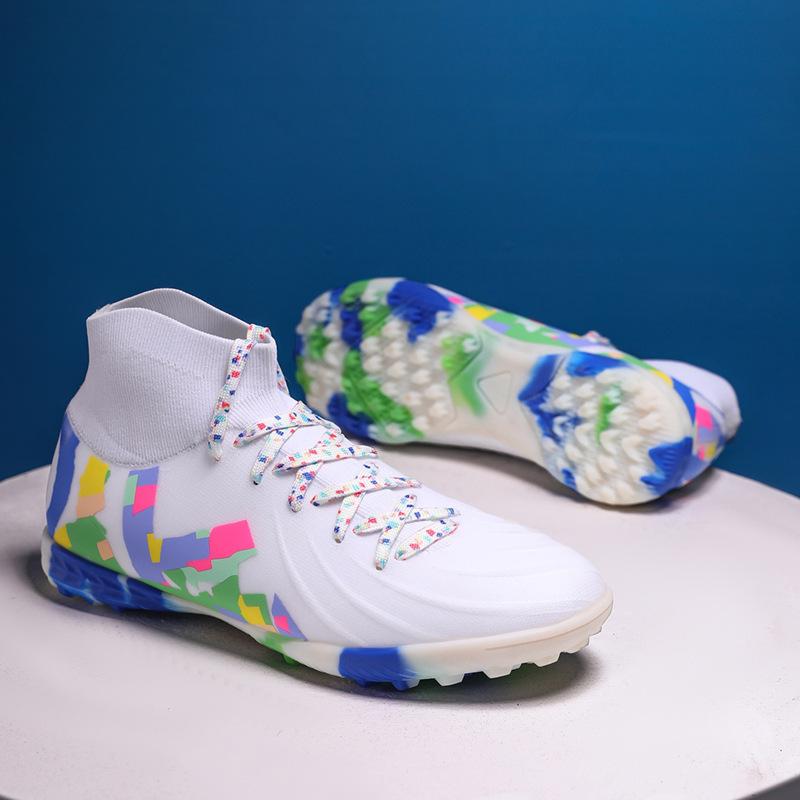 Teen Student Outdoor Sneakers Middle and Older Children's Soccer Shoes AG Long Nails TF Shredded Nails Training Shoes Men