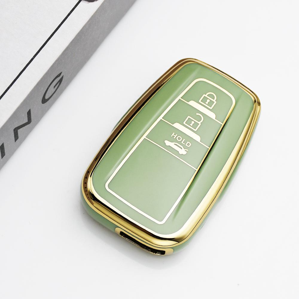3 Buttons Car Keyless Shell Fob Cover Keychain Tpu Key Case Protection For Toyota Highlander Prius Rav4 Camry Corolla 4Runner