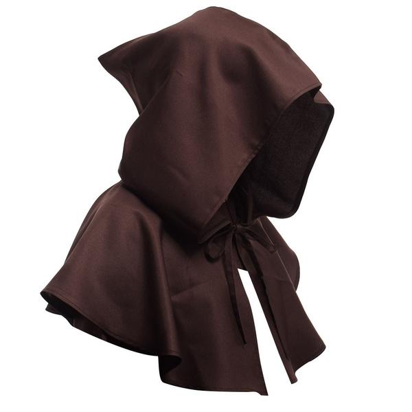 Mantello per costume medievale di moda di Halloween, mantello per vestire, mantello di Halloween, costume cosplay, mantello per donne e uomini