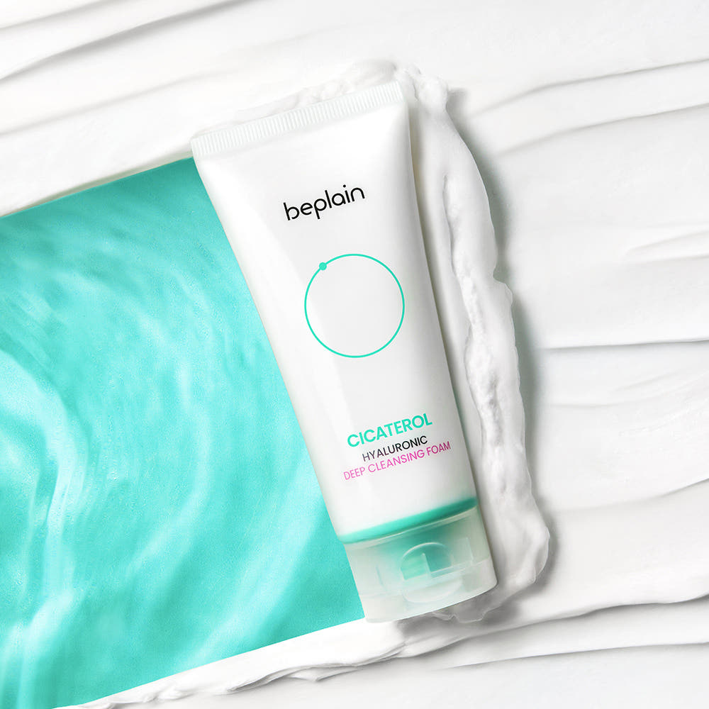 BEPLAIN Cicaterol Hyaluronic Deep Cleansing Foam 120ml Hydrating Sebum Pore Care