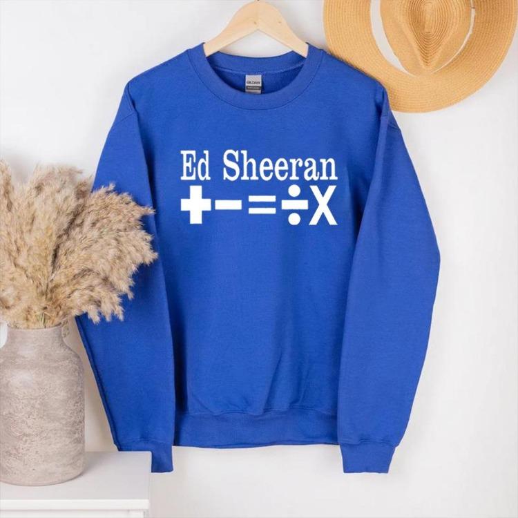 Ed Sheeran Music Concert Singer Inspired Unisex Crewneck Pullover Sweatshirt Winter Hoodie Casual Comfortable Top Fans Gift