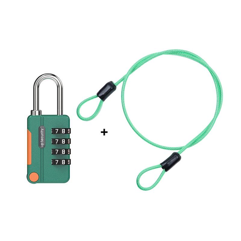 Multicolor 4 Digit Combination Padlock With Resettable Code And Sturdy Metal Shackle Perfect For Gym Locker Luggage Travel