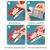 20Pcs/80pcs Christmas Scratch Cards Film Coated Stickers Off Labels DIY Holiday Gift Party Game Children's Redemption Vouchers