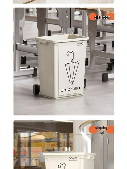 Large Capacity Umbrella Stand Rack for Entryways and Classrooms - Ideal for Long-Handled Umbrellas