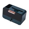 Tissue Box Cover Storage Organizer with Drawer Divider, Pen Glasses Makeup Organizer, Phone Stand