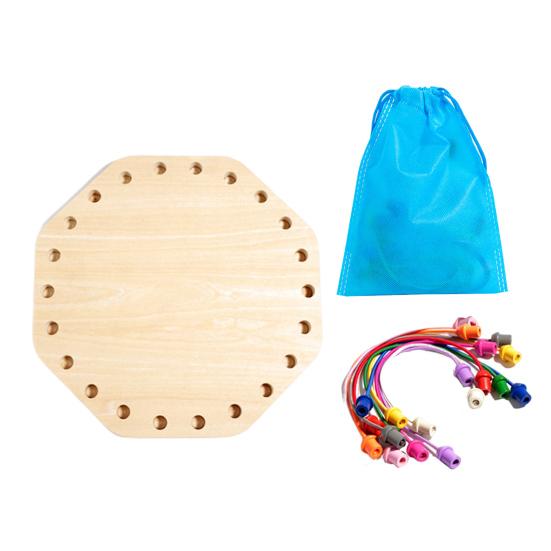 1 Set Seilentwirrungsspiel für Kinder, verdrehte Seilknoten, Herausforderungsbrettspiel, Logikdenken, interaktives pädagogisches Spielzeug zum Abhängen elastischer Seile