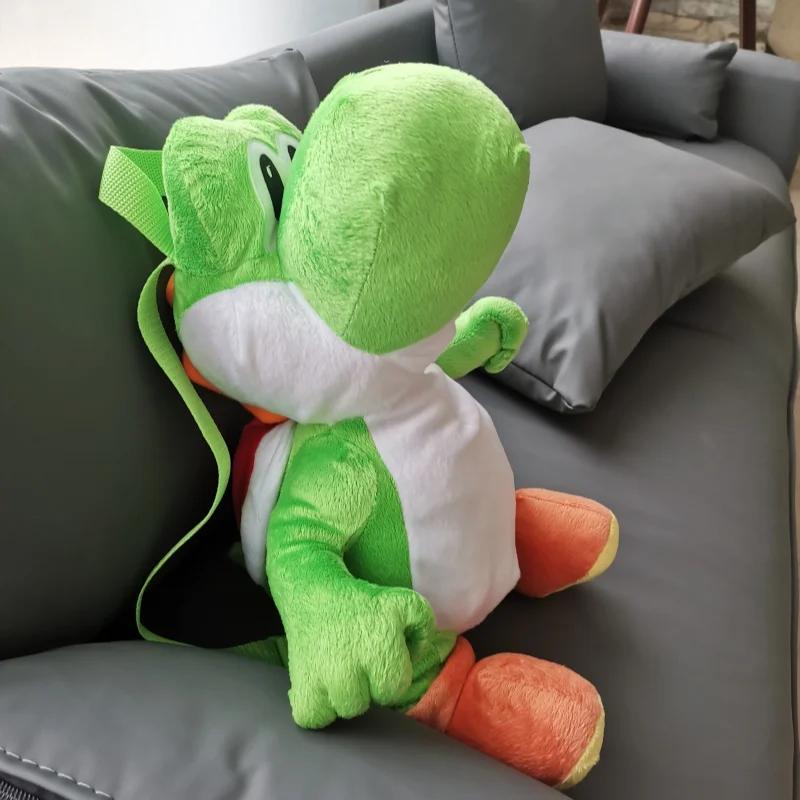 Game Super Mario Brothers Character Yoshi Green Dinosaur Plush Backpack Cosplay Decoration Children's Christmas Toy Gift