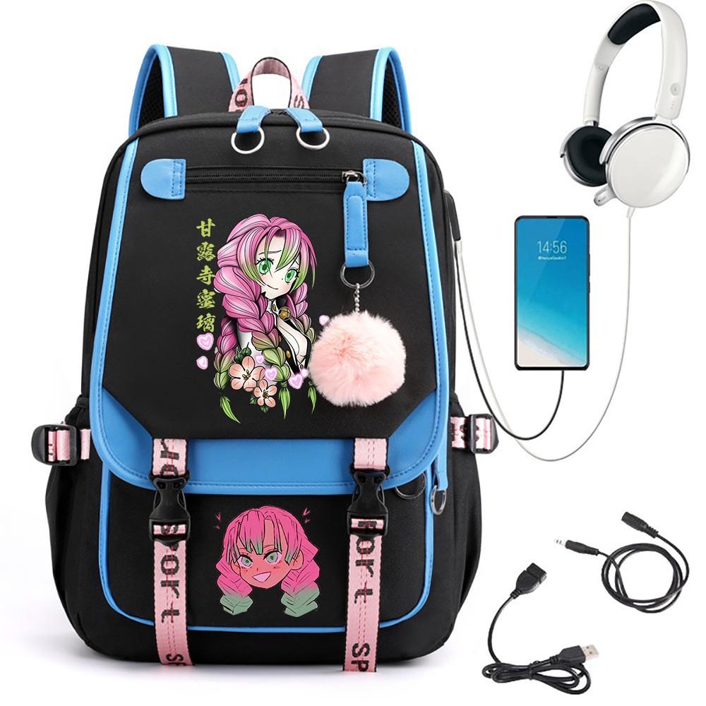 School Bag Large Capacity Travel Bag Animation Cartoon Printing Peripheral School Bag Computer Bag