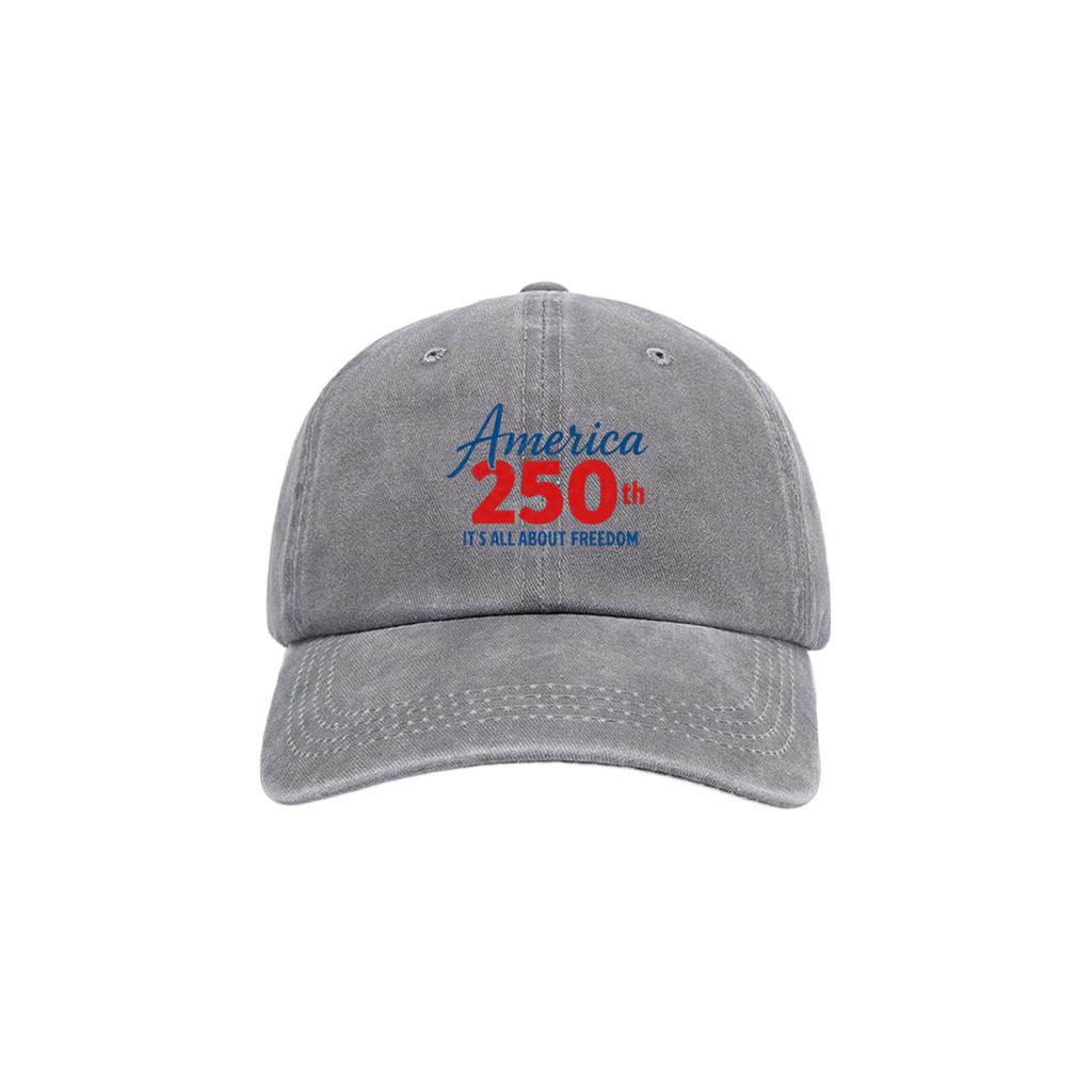 Printed Baseball Cap, Commemorating The 0th Anniversary Of The United States .