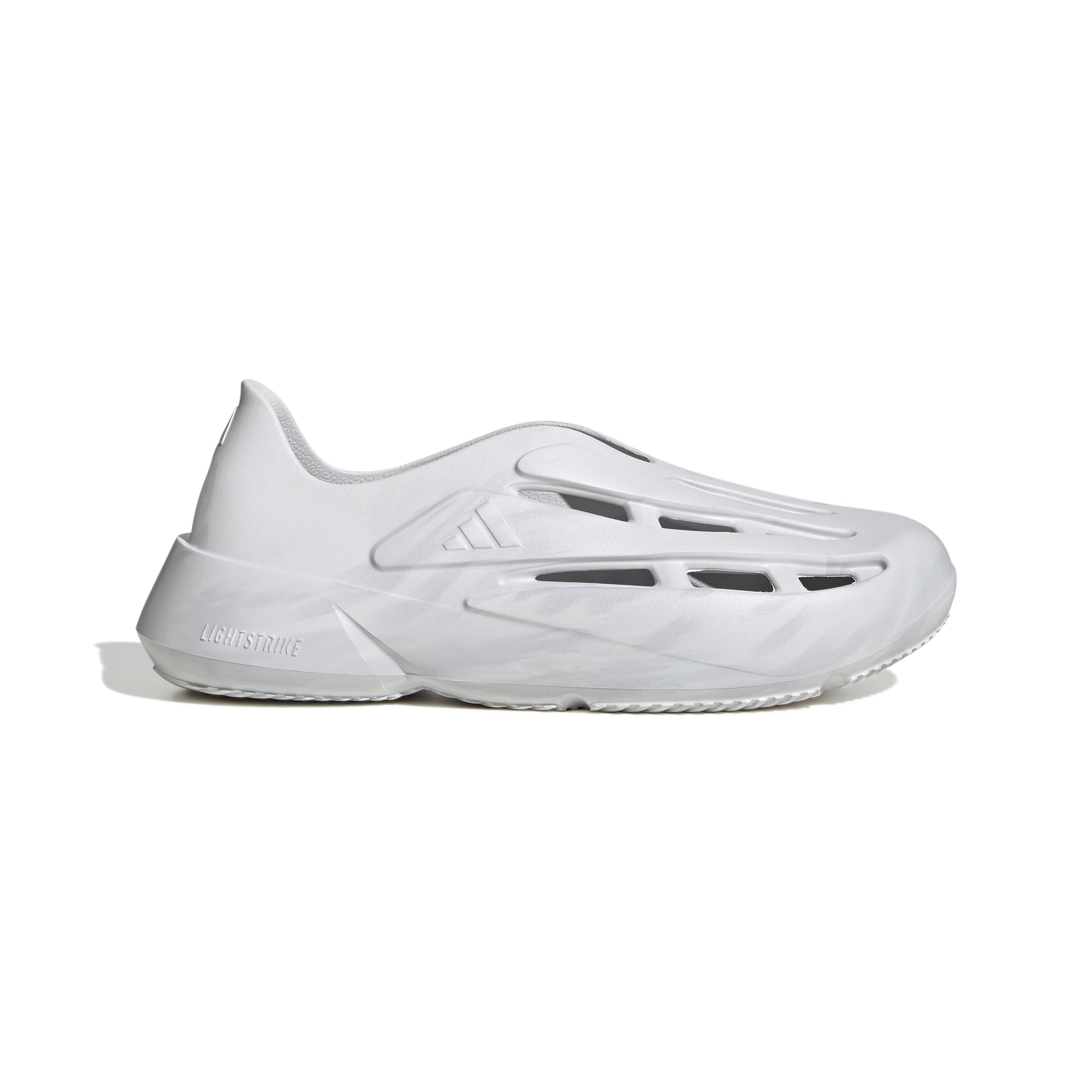 Adidas Lightblaze Moc Унисекс Спортивный Размер Кристально-серый см Сандалии, NMM64, Белый/Серый Даш/Даш (JH7038), +25,5