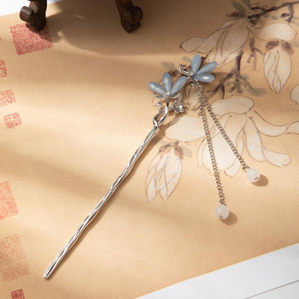 Antique Hair Accessories Women'S High-End Pearl Pendant, Fringed Hair Hairpin, New Chinese-Style Hanfu Hairpin, Retro Cheongsam Headdress.