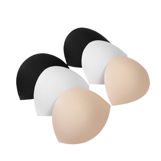 1 Pair Bikini Padding Inserts Foam Triangle Sponge Chest Pads Inserts Breathable Push-Up Pads for Swimsuits for Swimsuits Sports Bras And Dresses
