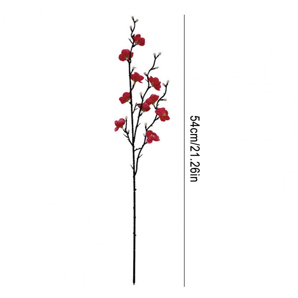 Fake Cherry Blossom Stem Artificial Flower Stem Plum Blossom Branches Faux Silk Cherry Blossom Stems Faux Wedding Flower Branch